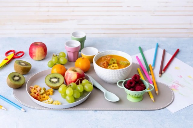 School-healthy-eating-strategy School healthy eating strategy with a balanced meal of nutrient-dense foods.