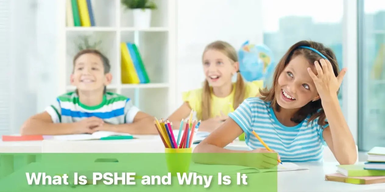 Children taking part in PSHE education activities that support wellbeing, confidence and life skills.