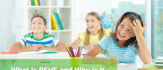Children taking part in PSHE education activities that support wellbeing, confidence and life skills.