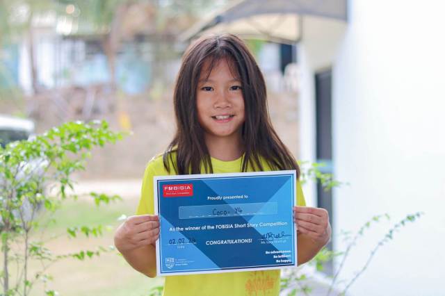 Gv student won the FOBISIA Short Story Competition