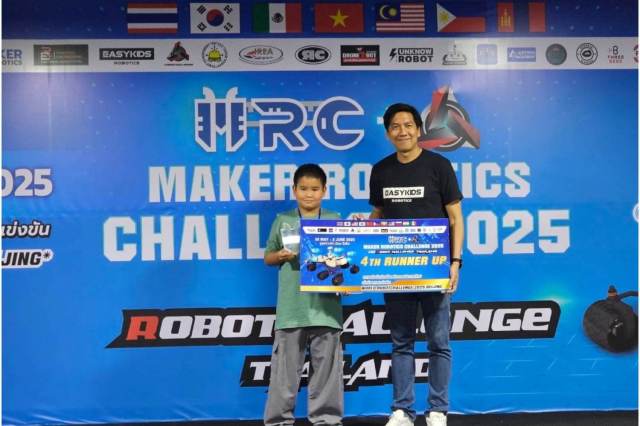 GV student won 4th place at Maker Robotics Challenge 2025