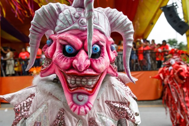 Phi Ta Khon mask from one of the most distinctive Thai festivals.