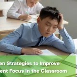 Student losing focus in the classroom due to the classroom environment.
