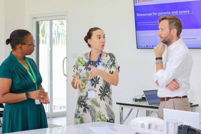 Use professional, school, and community support to keep kids safe online