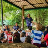 forest-school Forest School practitioners lead an outdoor session at St. Andrews Green Valley, supporting young learners through nature-based exploration and personalised guidance.