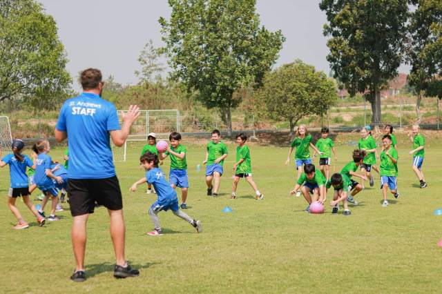 island-communities Students from different island communities take part in an inter-house sports activity at St. Andrews Green Valley, building teamwork, confidence, and connection through playful competition.