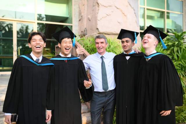 new-journey-ahead Students cheerfully celebrate their graduation with St. Andrews Green Valley teacher ready for the new journey ahead of them
