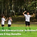 students participating in extracurricular activities through outdoor sports.